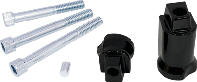 Drag Specialties Passenger Floorboard Mount Gloss Black 1621-1005