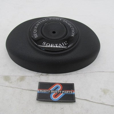 Harley OEM Softail Sequential Port Air Cleaner Cover Wrinkle Black 291