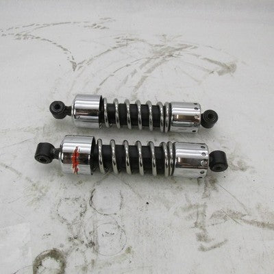 Progressive Suspension 12" Harley Dyna 412 Rear Shocks Chrome 1436 230