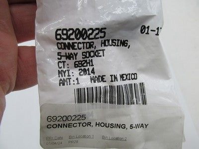 Harley Davidson Genuine NOS 5-Way Connector Housing Socket 69200225