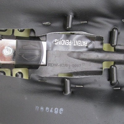 Harley OEM Studded Passenger Pillion Pillow w/ Leather Strap & Hardwar