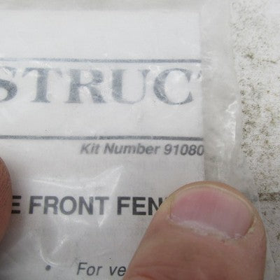 Harley Davidson OEM NOS Chrome Front Fender Rail Install Hardware Kit