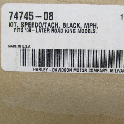 Harley-Davidson OEM 08-23 Combo Speedo/Tach 5" Gauge [9343 Miles] 7474