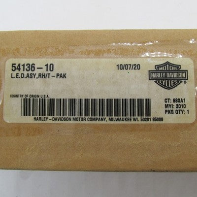Harley-Davidson Genuine OEM NOS Right Tour-Pak Taillight LED Assembly