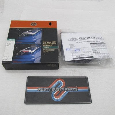 Harley-Davidson OEM NOS Air Wing Saddlebag LED Light Rail Kit Smoked 6