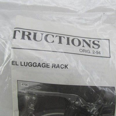 Harley Davidson OEM NOS Chrome 3 Channel Luggage Rack Kit FLHR 94+ 533