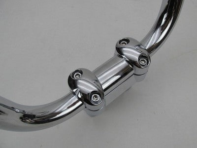 Harley Davidson OEM Chrome 1.25" Handlebars with 4" Risers