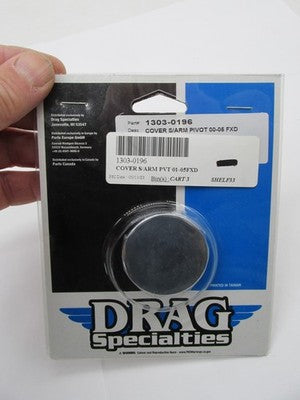 Drag Specialties NOS 00-05 FXD Swingarm Pivot Shaft Cover 1303-0196