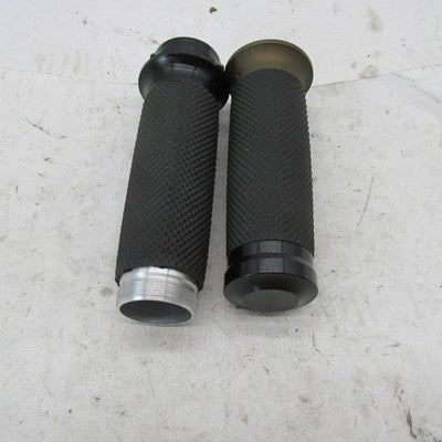 Pair of Rubber Knuckled 1" Hand Grips Aftermarket Harley Sportster Mis
