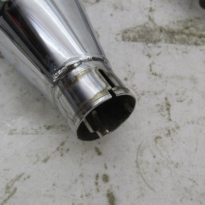 Pair of Harley Davidson OEM 08-17 Dyna Mufflers Chrome 64987-08A 64705