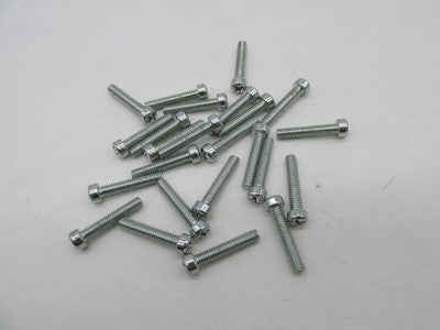 Lot of 24 Harley-Davidson Genuine NOS Chrome Head Fillister Screws 120