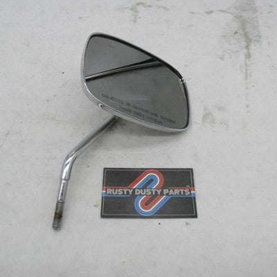 Harley Davidson OEM Right-Side Short Stem Rectangle Mirror Chrome 9187