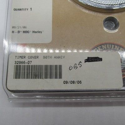Harley Davidson Genuine NOS Timer Cover 50th Anniversary Sportster XL