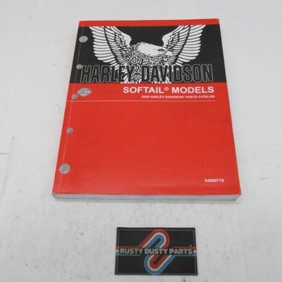 Harley Davidson Official Factory 2020 Softail Models Parts Catalog 940