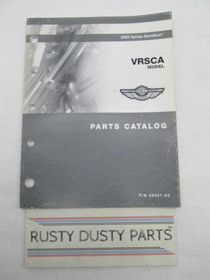 Harley-Davidson Official Factory 2003 VRSCA Models Parts Catalog 99457