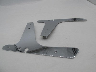 Pair of Harley-Davidson NOS 2004+ Sportster XL Chrome Sissy Bar Plates