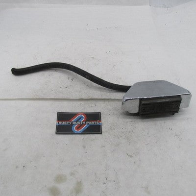 Harley Davidson OEM 82-94 FXR Triangle Chrome Brake Reservoir & Hose 4