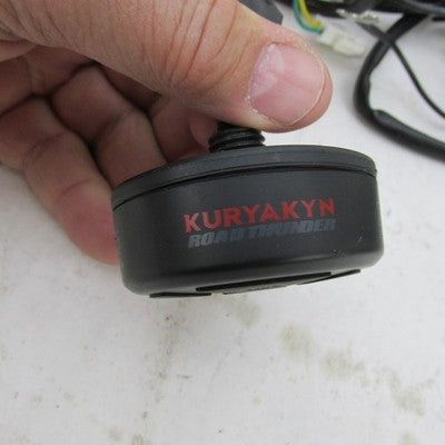 Kuryakyn Chrome RoadThunder Handlebar Speaker Pods MTX Bluetooth Contr