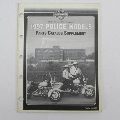 Harley-Davidson Official 1997 Police Models Parts Catalog Supplement 9