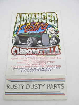 Advanced Plating Chromzilla Nashville TN Slaes Catalog Brochure
