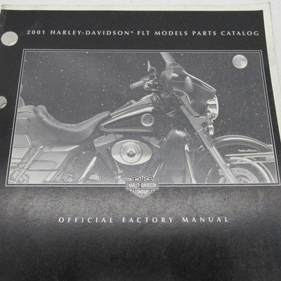 Harley Davidson Official Factory 2001 FLT Models Parts Catalog  99456-