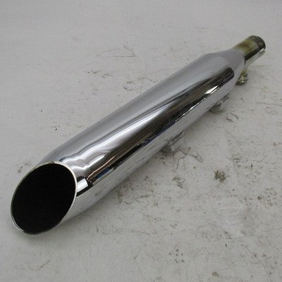 Harley OEM XL 833 1200 Front Slip On Slash Cut Muffler Single 2004-201