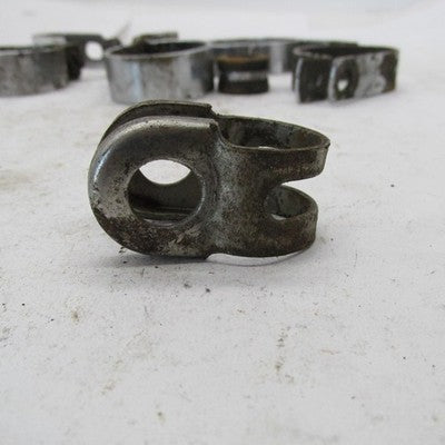 Large Mixed Lot of Vintage BSA Triumph Exhaust Clamps & Misc Hardware