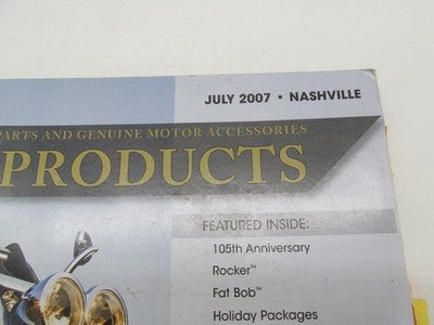 Harley Davidson 2007 Genuine New Products Motor Parts and Accessories