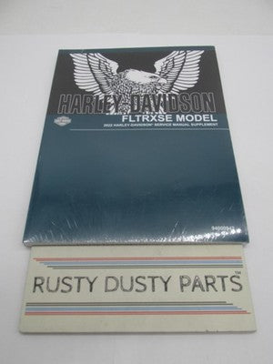 Harley-Davidson Genuine OEM NOS 2022 FLTRXSE Service Manual Supplement