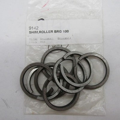 Lot of 9 Harley-Davidson OEM NOS .100 Roller Bearing Shims 9142