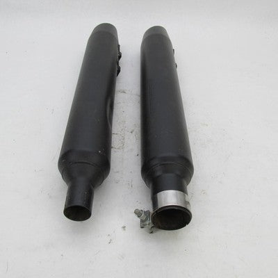 Pair of Harley Davidson OEM Stock Slip-on Mufflers Tring FLHXS 6490076