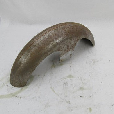 Custom Harley Davidson 5-5/8" Raw Steel Unpainted Front Fender