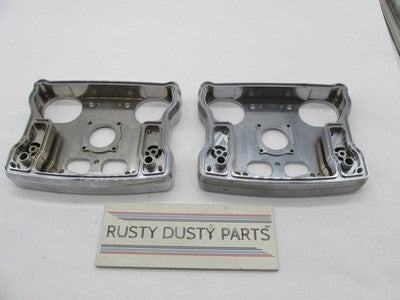 Set of 2 Early Big Dog Harley Evo S&S Lower Chrome Billet Rocker Boxes