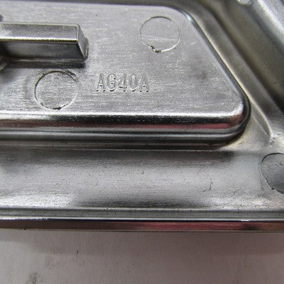 Harley-Davidson OEM Right Saddlebag Latch Hinge Cover Silver Chrome 90