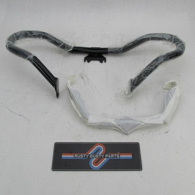 Harley OEM NIB 15-23 Road Glide Gloss Black Chopped Engine Guard Kit 4
