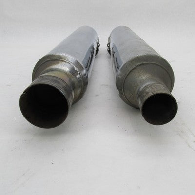 Harley Davidson OEM Stock Touring Chrome Mufflers Pair 64900235 649002