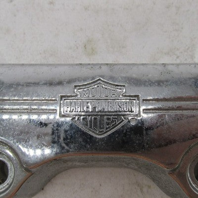Harley Davidson Genuine Chrome Bar Shield Logo Handlebar Riser Clamp 5
