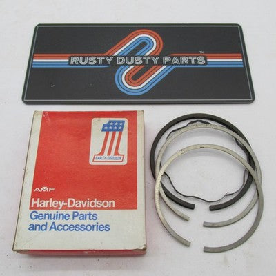 Harley-Davidson Genuine NOS AMF Oversize Piston Ring Set 22329-55