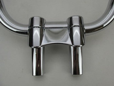 Harley Davidson OEM Chrome 1.25" Handlebars with 4" Risers
