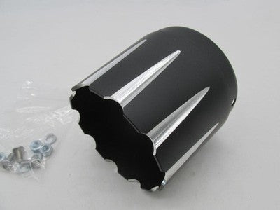 Rush Harley Davidson NOS Black Exhaust Muffler End Cap  Tip 4023B