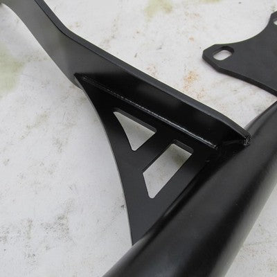 Black Highway Footpeg Front Engine Guard Crash Bar For Harley 14-23 To