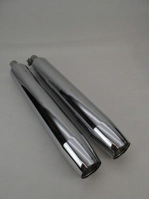 Pair of Harley Davidson Genuine Stock Exhaust Mufflers 65539-95A 65538