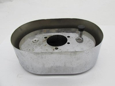 Harley Davidson Chrome Oval 8" X 5.5" Air Cleaner Cover Assembly Backi