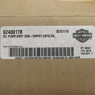 Harley Davidson Genuine Oil Pump Assembly For M8 Softails 2018 & 2024