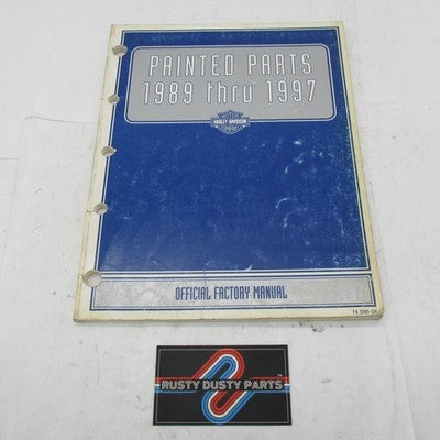 Harley Davidson OEM 1989-1997 Painted Parts Official Factory Manual 99