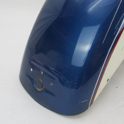 Harley OEM 00-13 Touring Road King Front Fender White w/ Blue Pinstrip