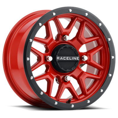 RACELINE A94 Krank Wheel 4/156 14X7 4+3 (+10MM) Black/Red A94R-47056+1