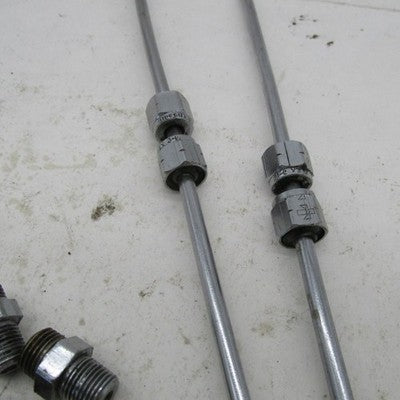 Pair of Harley OEM Rocker Box Oil Lines w/ Fittings Ironhead Sportster