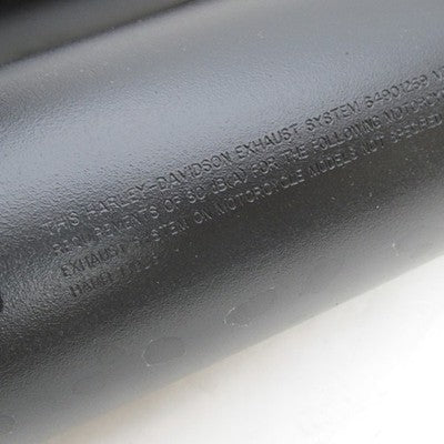 Harley Davidson OEM Stock Touring Black Slip On Mufflers 64901268 6490