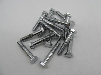 LOT of 15 Harley NOS 5/16"-24 x 1-3/4" Hex Head Bolts, Chrome 94217-91